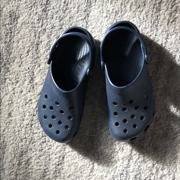 Navy Blue Crocs - Picture 1 of 3